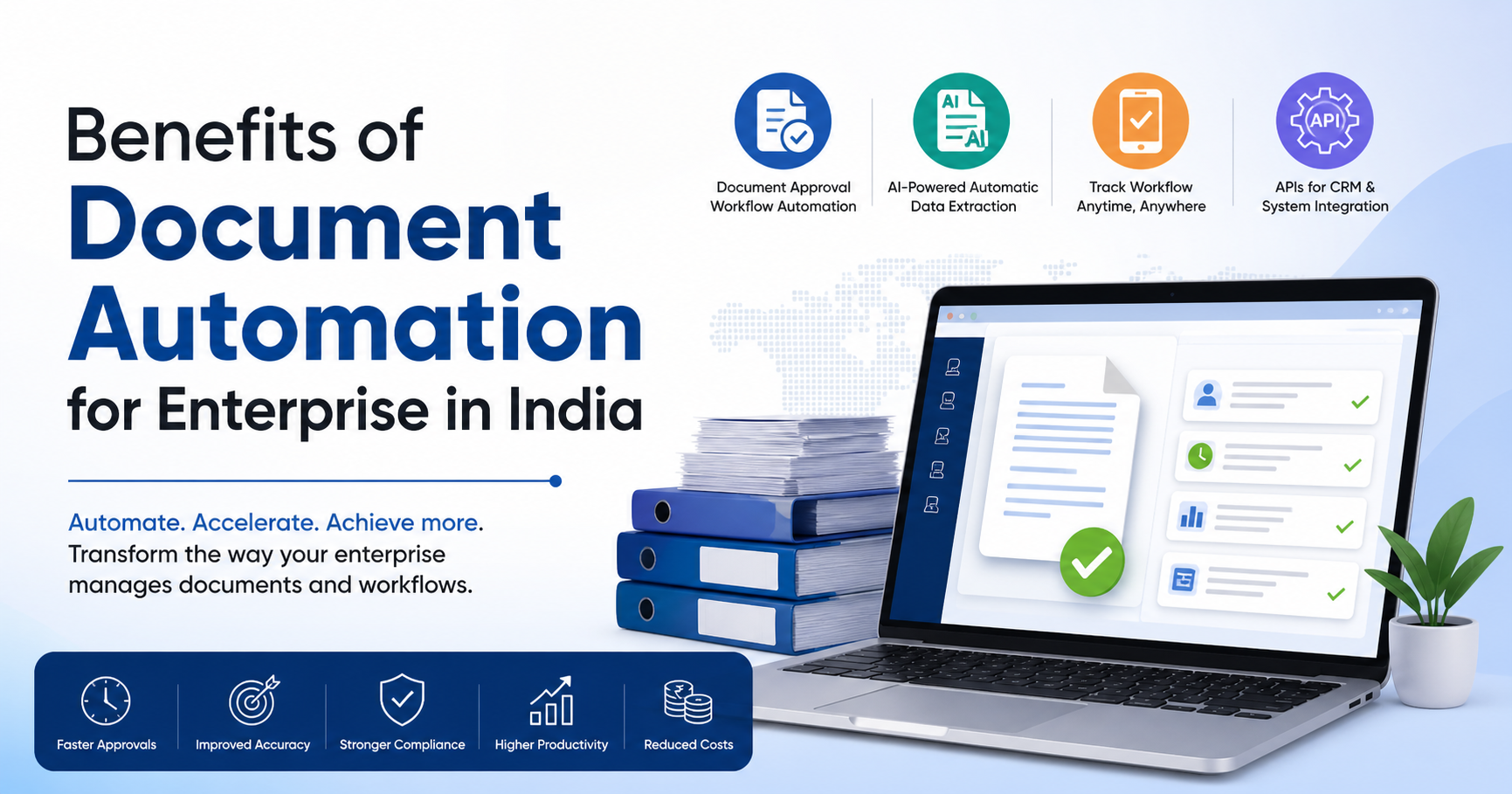 Benefits of Document Automation for Enterprise in India 